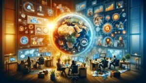 How does digital technology impact the future of work?