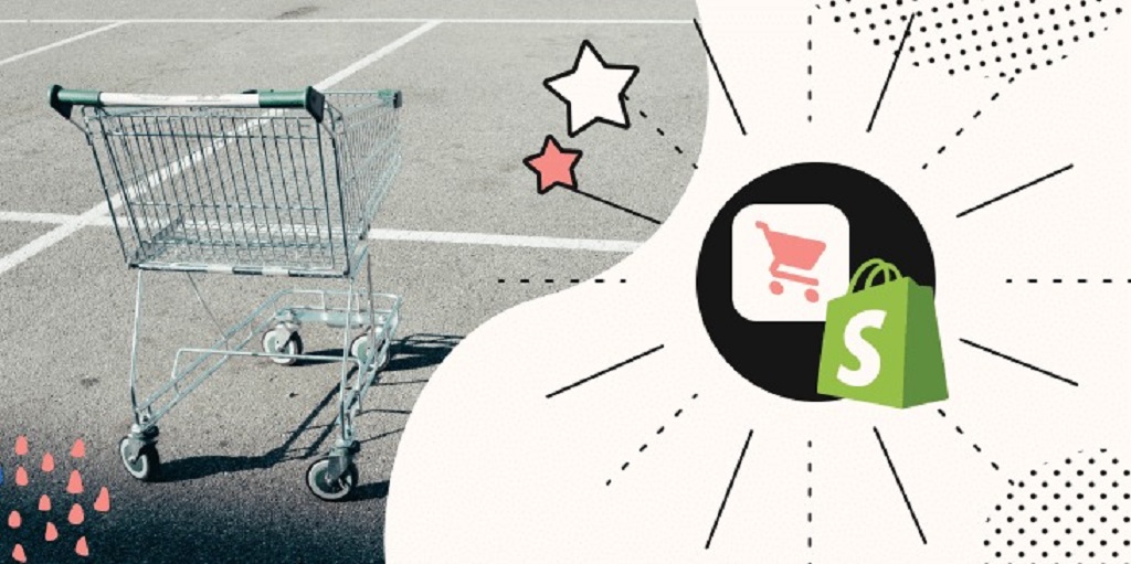 What is the average cart abandonment rate on Shopify